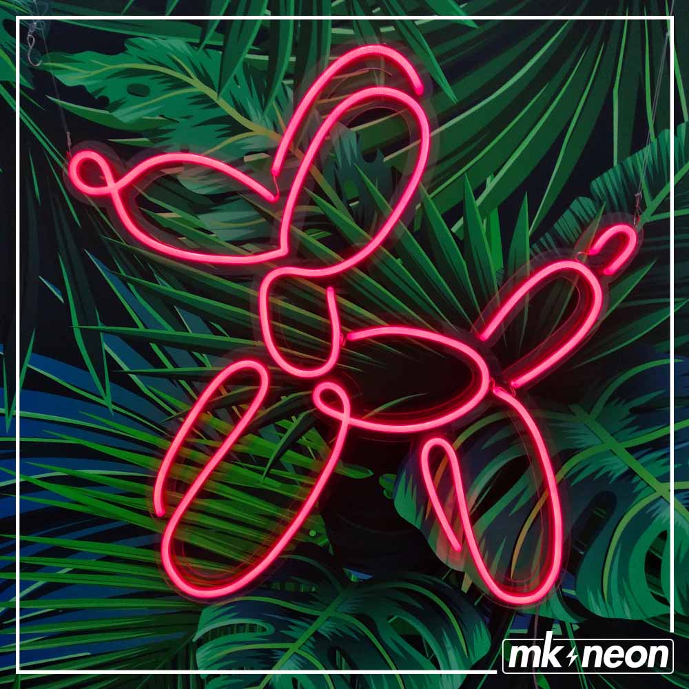 専用❤ヤンキーコラージュバルーン➕パネルサロペットM Dog Balloon by Jeff Koons - LED Neon Sign – MK Neon