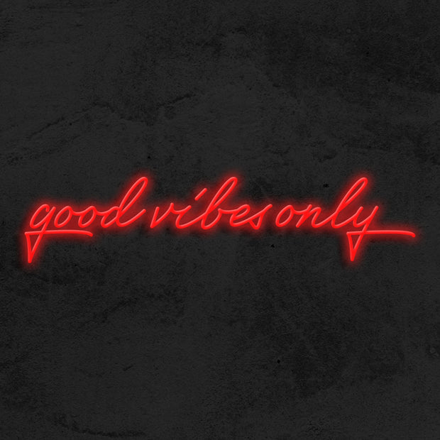 good vibes only neon sign led mk neon