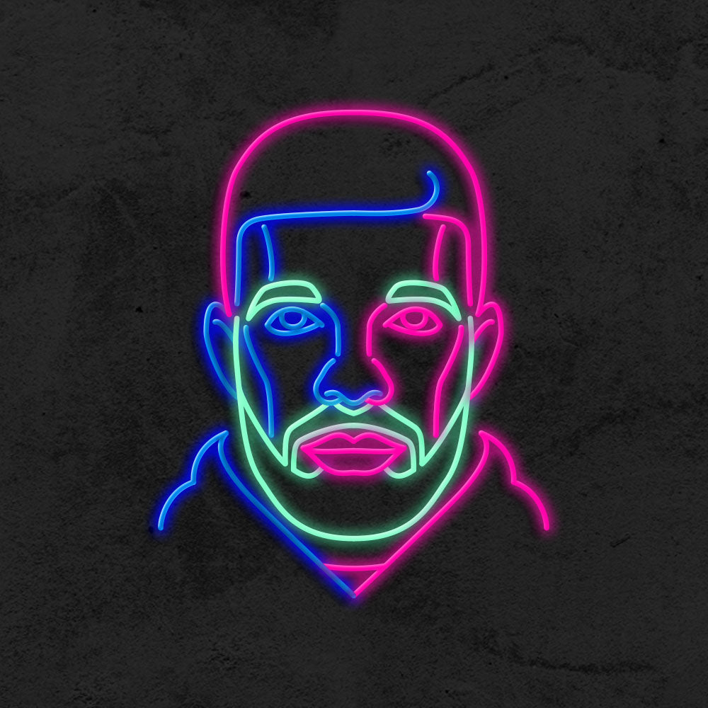 Mike Neon Iconic Neon Portraits Signs – MK Neon