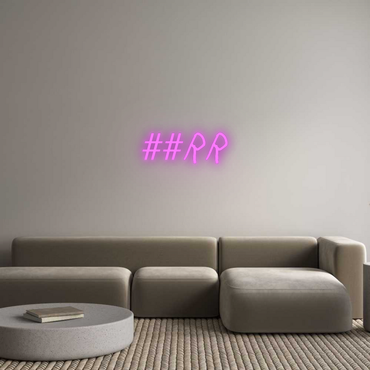 Custom Neon SIgn ##RR
