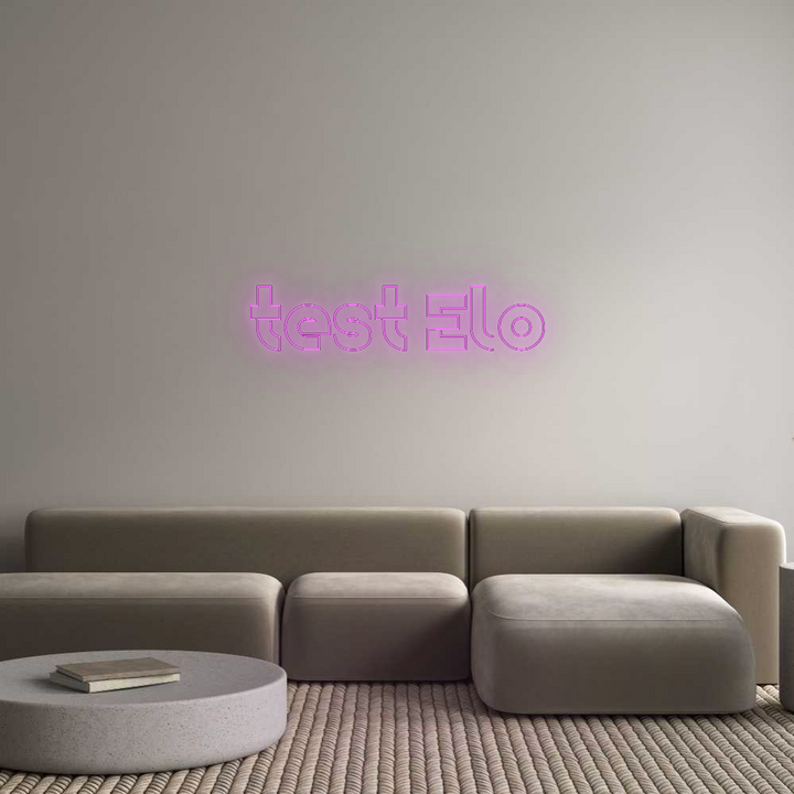 Custom Neon SIgn test Elo
