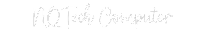Create your Neon Sign NQTech Computer
