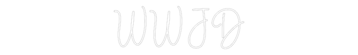 Create your Neon Sign WWJD
