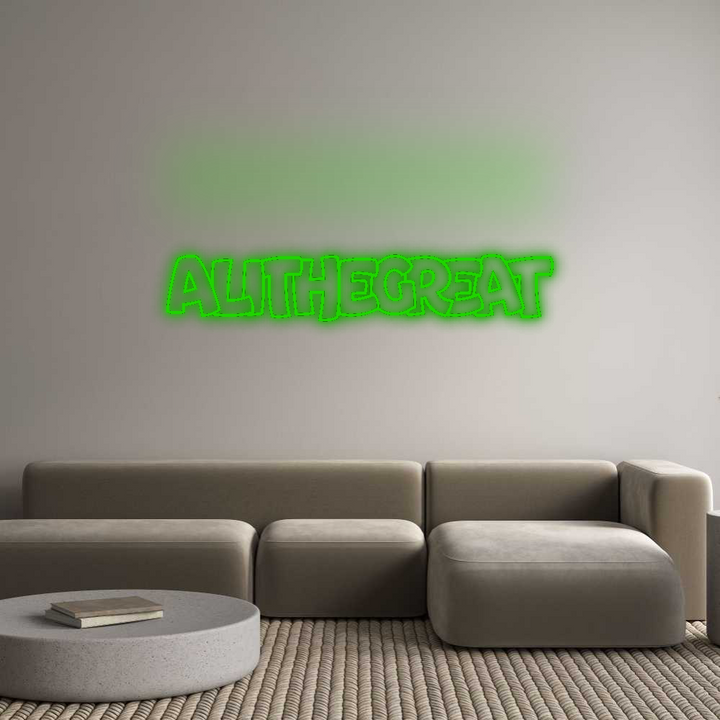 Custom Neon SIgn ALITHEGREAT