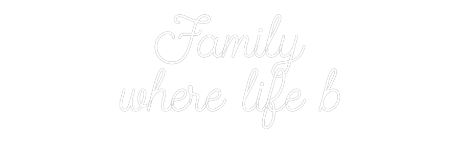 Create your Neon Sign Family
where...