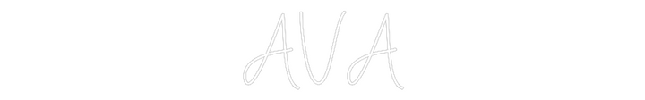 Create your Neon Sign AVA