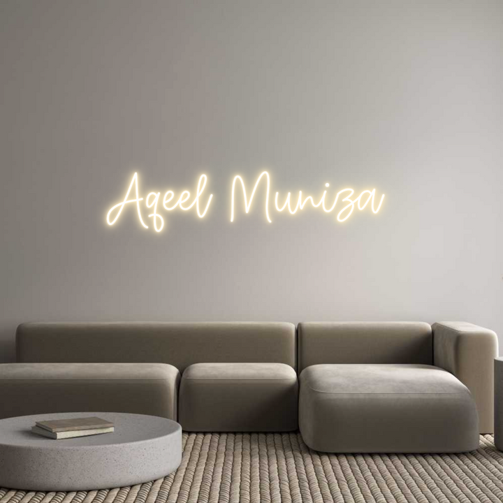 Create your Neon Sign Aqeel Muniza