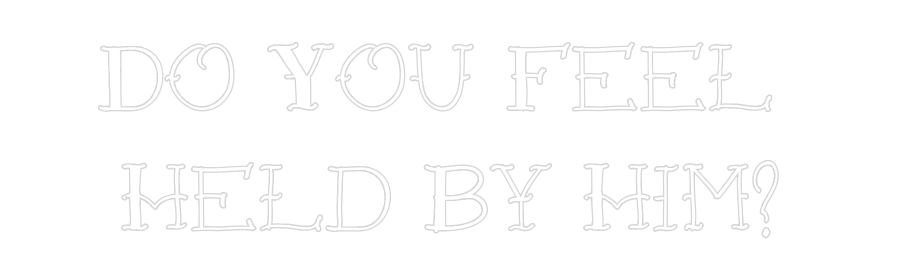 Custom Neon SIgn Do You Feel ...