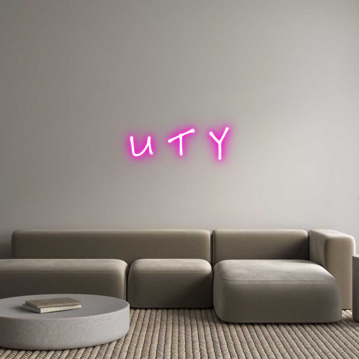 Create your Neon Sign U T Y