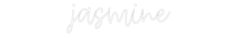 Custom Neon SIgn jasmine