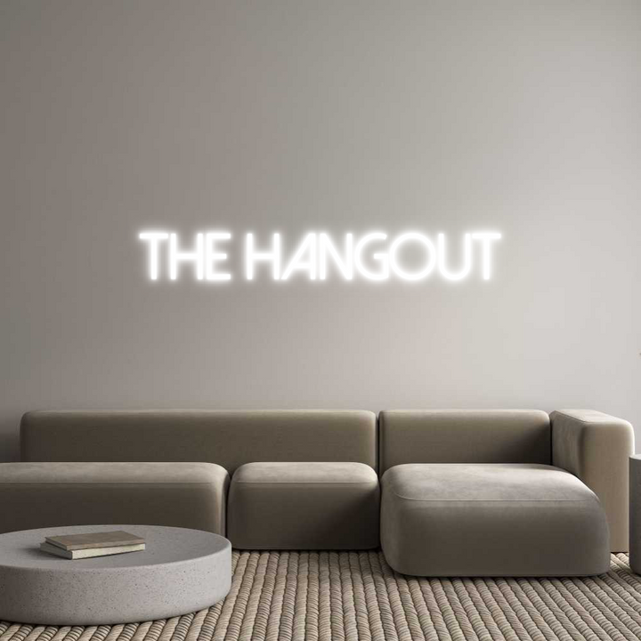 Create your Neon Sign The Hangout