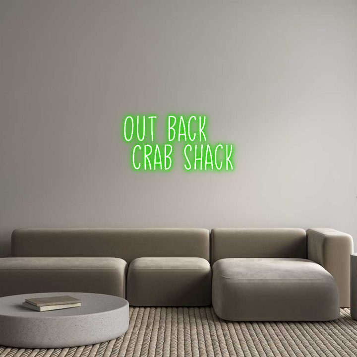Create your Neon Sign Out back 
 C...