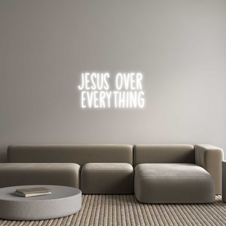 Create your Neon Sign Jesus Over 
...