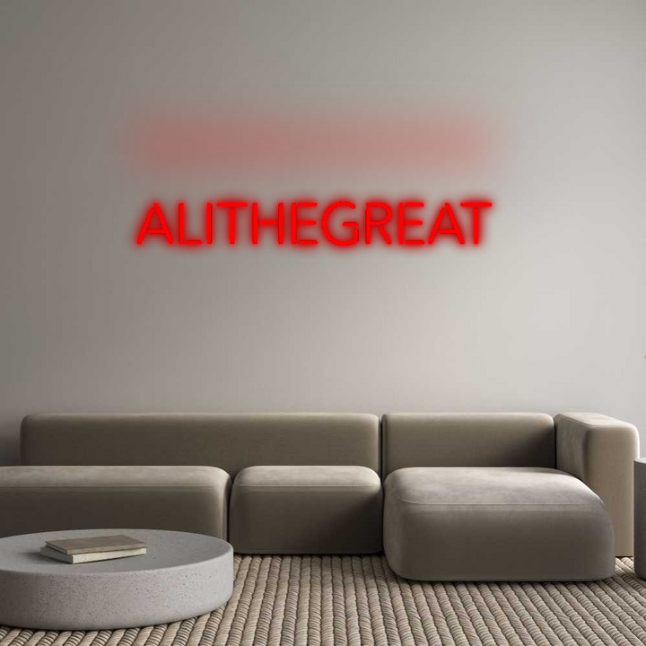 Custom Neon SIgn ALITHEGREAT