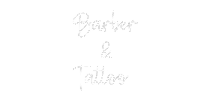 Create your Neon Sign Barber 
    ...
