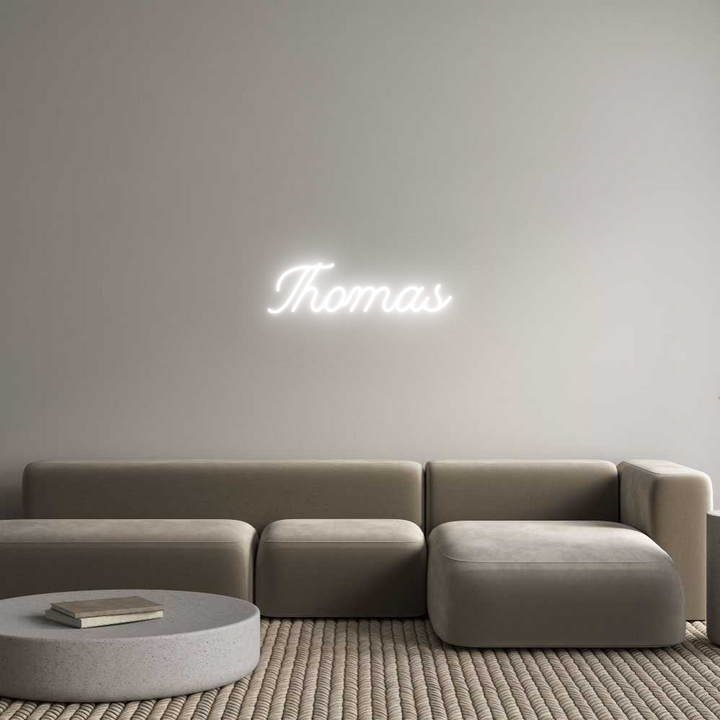 Create your Neon Sign Thomas