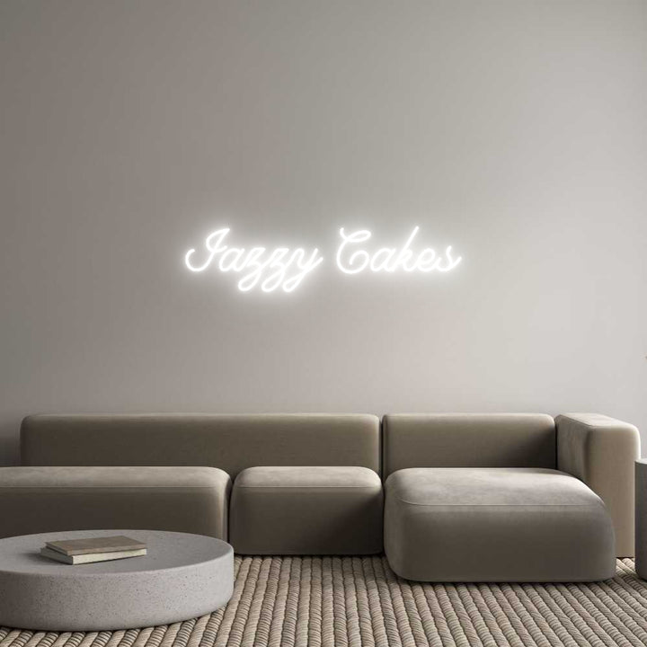 Create your Neon Sign Jazzy Cakes