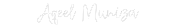 Create your Neon Sign Aqeel Muniza