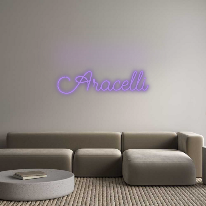 Custom Neon SIgn Aracelli