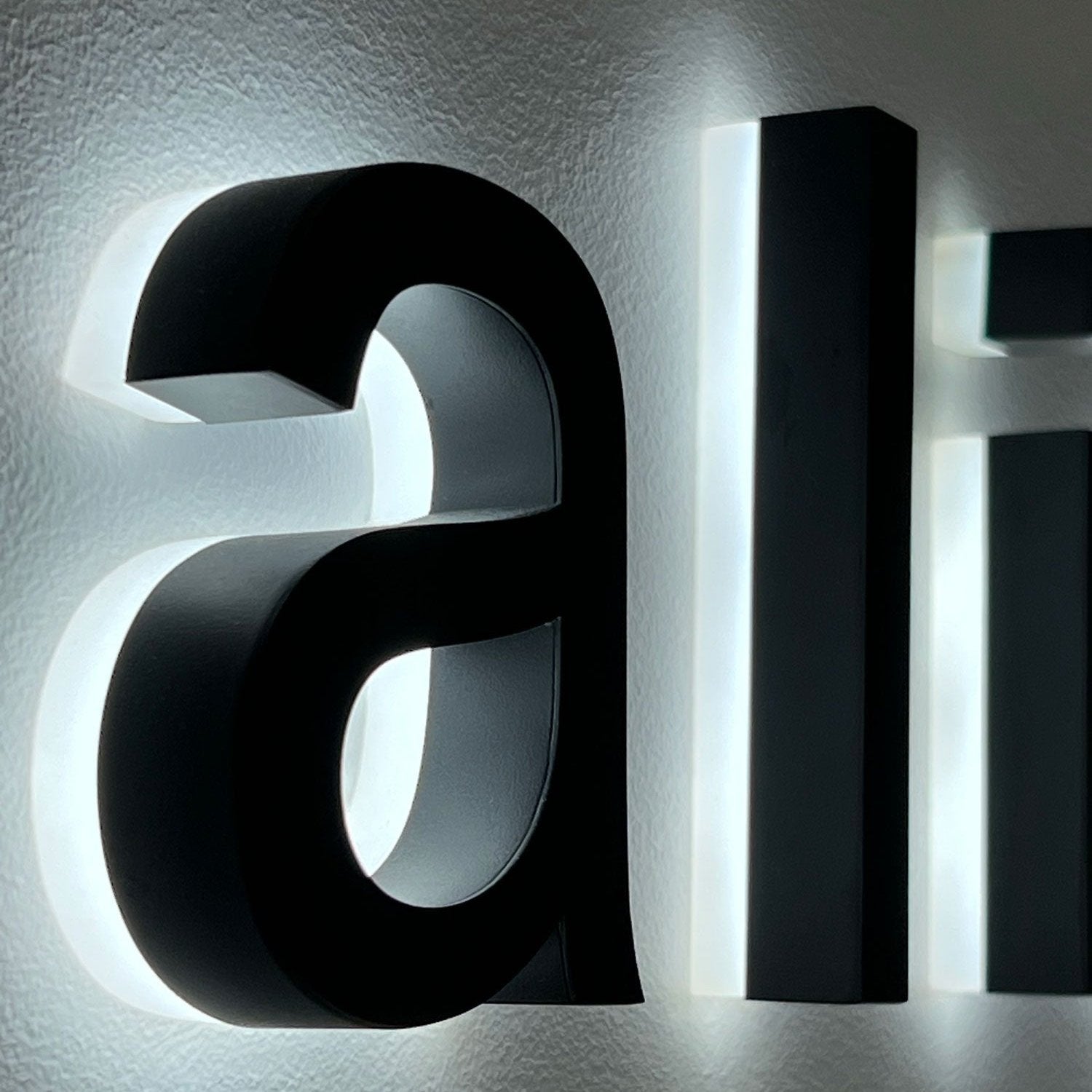 Led Backed Block Letters LED Backlit Channel Letters | MK Neon
