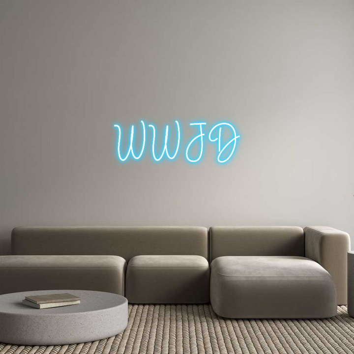 Create your Neon Sign WWJD