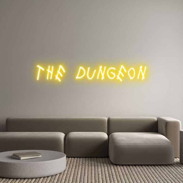 Create your Neon Sign The Dungeon