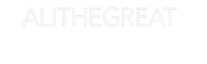 Custom Neon SIgn ALITHEGREAT