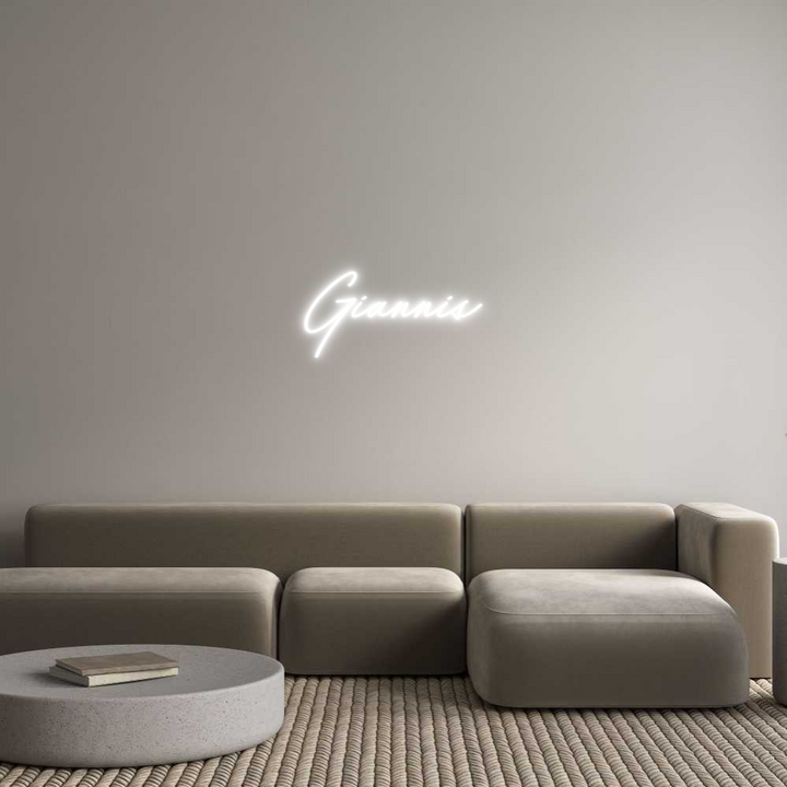 Create your Neon Sign Giannis
