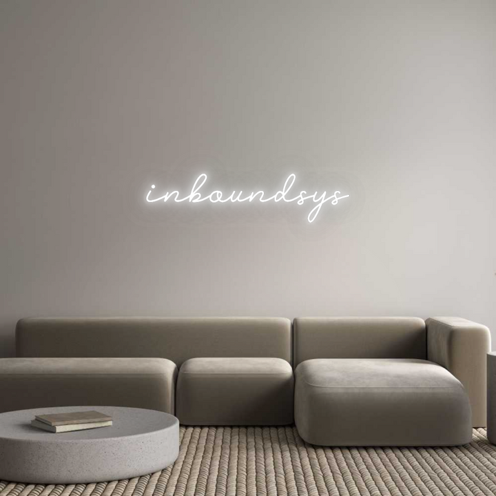 Custom Neon SIgn inboundsys
