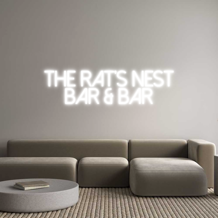 Create your Neon Sign The Rat's Nes...