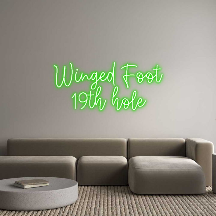 Create your Neon Sign Winged Foot
...