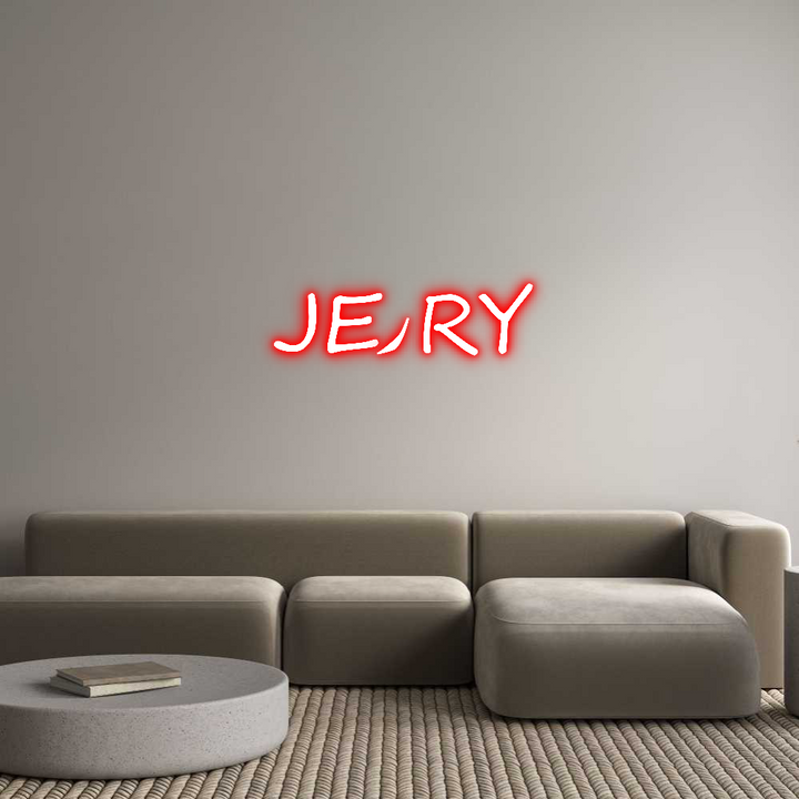 Create your Neon Sign JEرRY - MK Neon