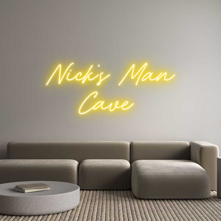 Create your Neon Sign Nick’s Man
C...
