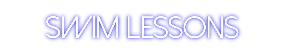 Create your Neon Sign Swim Lessons