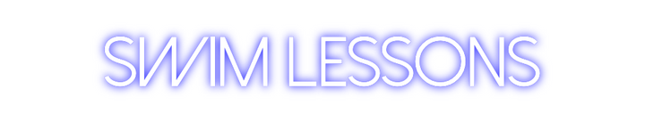 Create your Neon Sign Swim Lessons