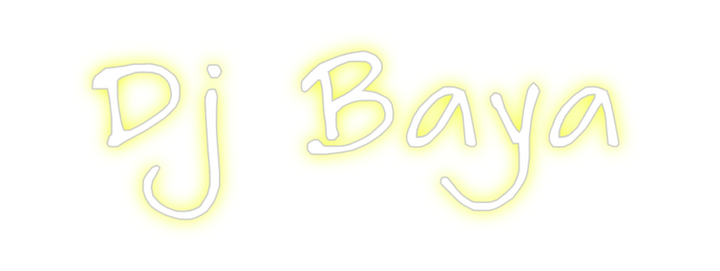 Create your Neon Sign Dj Baya