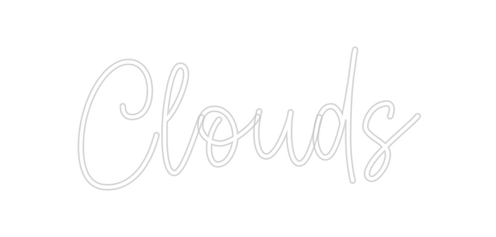 Create your Neon Sign Clouds - MK Neon