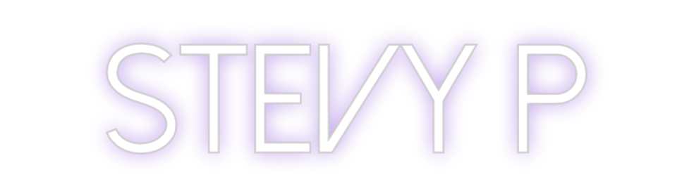 Create your Neon Sign Stevy p