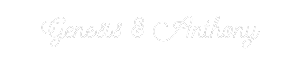 Create your Neon Sign Genesis & Ant...