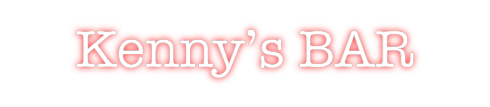 Create your Neon Sign Kenny’s BAR