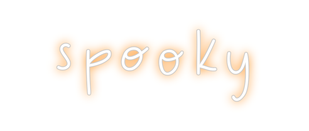 Create your Neon Sign spooky