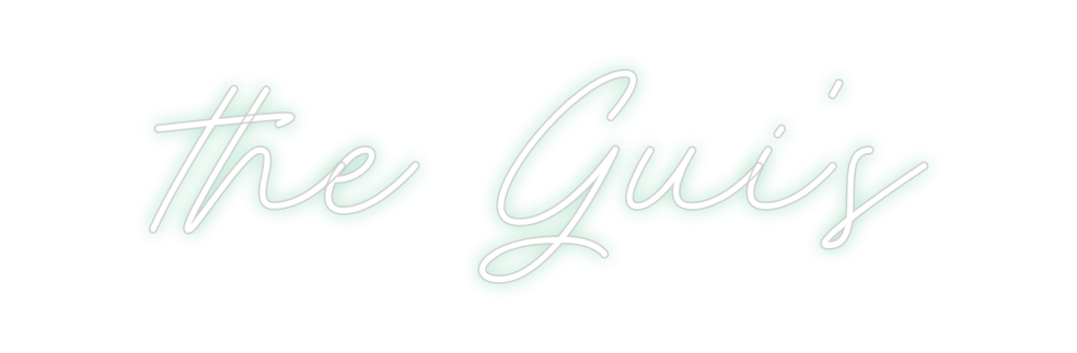 Create your Neon Sign the Gui's