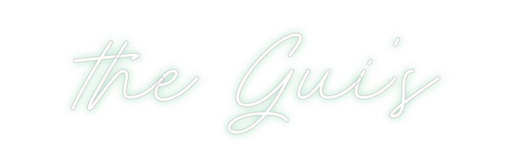 Create your Neon Sign the Gui's