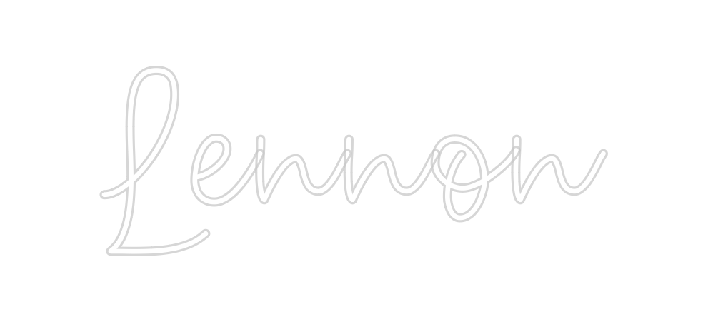 Create your Neon Sign Lennon