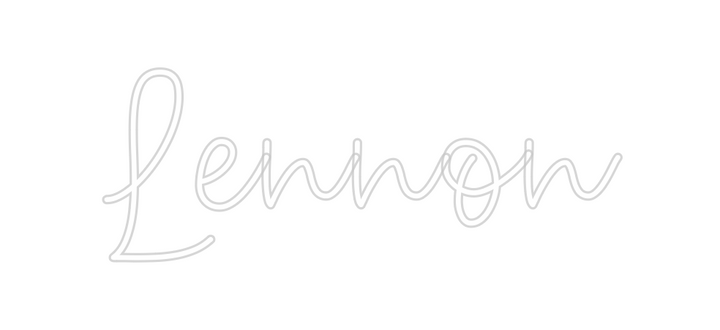 Create your Neon Sign Lennon