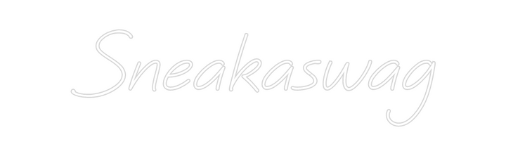 Create your Neon Sign Sneakaswag