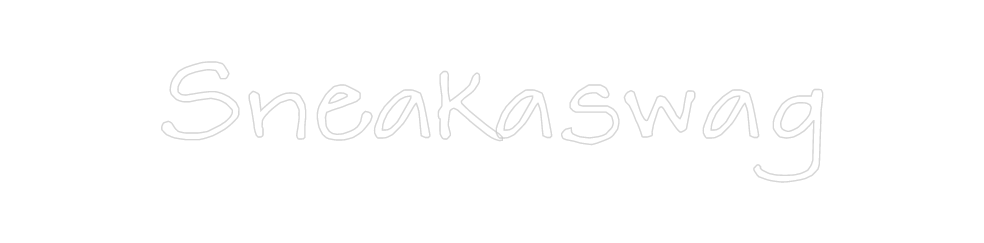 Create your Neon Sign Sneakaswag