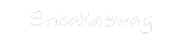 Create your Neon Sign Sneakaswag