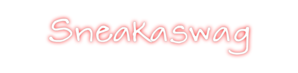 Create your Neon Sign Sneakaswag