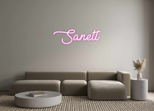 Create your Neon Sign Sanett